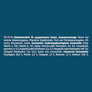 Nassfutter Katze mit Lachs, Perle - erlesene Streifen in Sauce Purina Gourmet