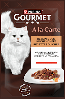 Nassfutter Katze mit Rind & Gemüse, à la Carte   Purina Gourmet