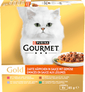 Nassfutter Katze zarte Häppchen in Soße Multipack (8x85 g) Purina Gourmet