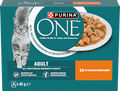 Nassfutter Katze Huhn mit grünen Bohnen, Multipack (8x85 g) PURINA ONE