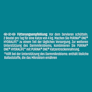 Nassfutter Katze mit Huhn, hydralife Multipack (6x50 g) PURINA ONE