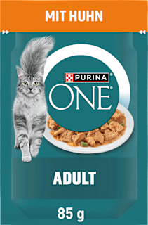 Nassfutter Katze mit Huhn & grünen Bohnen in Soße PURINA ONE