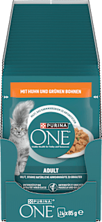 Nassfutter Katze mit Huhn & grünen Bohnen in Soße PURINA ONE