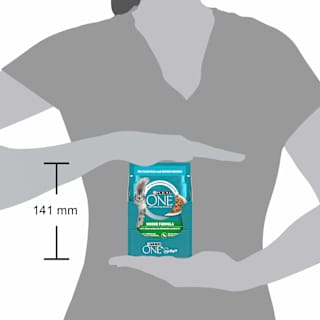 Nassfutter Katze mit Thunfisch & grünen Bohnen in Soße, indoor formula  PURINA ONE