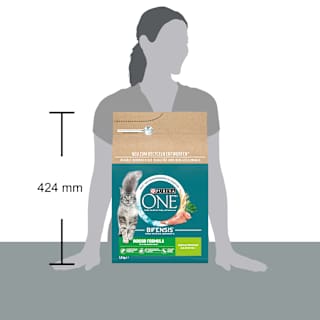 Trockenfutter Katze mit Truthahn & Vollkorn Getreide, Indoor Formula, Adult PURINA ONE