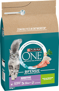 Trockenfutter Katze sensitive mit Truthahn & Reis, Adult PURINA ONE