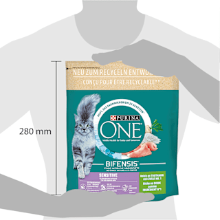 Trockenfutter Katze sensitive mit Truthahn & Reis, Adult PURINA ONE
