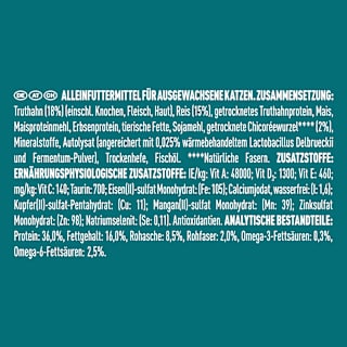 Trockenfutter Katze sensitive mit Truthahn & Reis, Adult PURINA ONE
