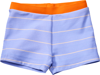 Badehose, lila & orange, Gr. 110/116 PUSBLU