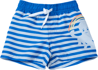 Badehose mit Oktopus-Motiv & Tasche, blau, Gr. 110/116 PUSBLU