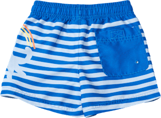 Badehose mit Oktopus-Motiv & Tasche, blau, Gr. 110/116 PUSBLU