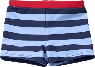 Badehose mit Streifen-Muster, blau, Gr. 122/128 PUSBLU