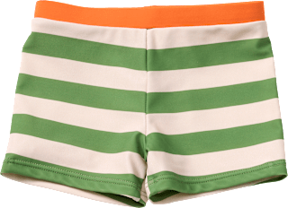 Badehose mit Streifen-Muster, grün & beige, Gr. 110/116 PUSBLU