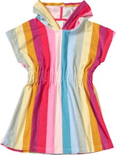 Badekleid mit Streifen-Muster, bunt, Gr. 98/104 PUSBLU