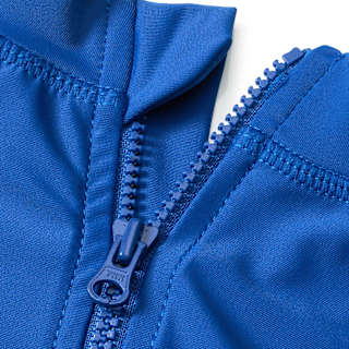 Badeoverall mit Schildkröten-Motiv, blau + grün, Gr. 86/92 PUSBLU