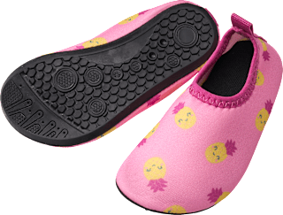 Badeschuhe mit Ananas-Muster, rosa, Gr. 23/24 PUSBLU