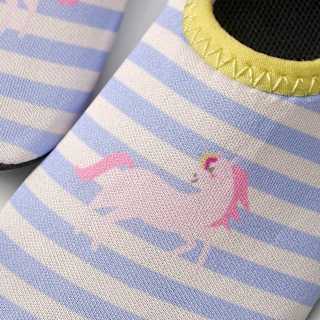 Badeschuhe mit Einhorn-Motiv, lila, Gr. 25/26 PUSBLU