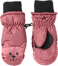 Fäustlinge mit Katzen-Motiv, rosa, Gr. 1 PUSBLU