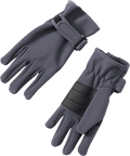 Handschuhe Softshell, grau, Gr. 3 PUSBLU