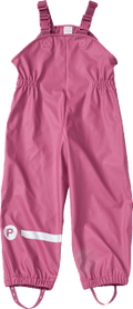 Regenhose mit Trägern, lila, Gr. 98/104 PUSBLU