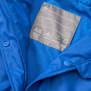 Regenjacke, blau, Gr. 122/128 PUSBLU