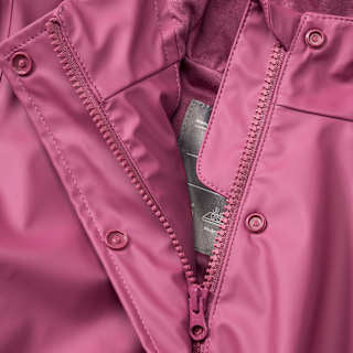 Regenjacke, lila, Gr. 110/116 PUSBLU