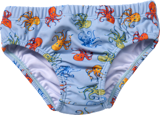 Schwimmwindel mit Oktopus-Muster, blau, Gr. 86/92 PUSBLU