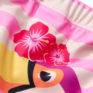 Schwimmwindel mit Tukan-Motiv, rosa, Gr. 74/80 PUSBLU