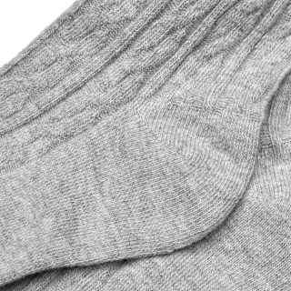 Strumpfhose aus Strick & mit Zopf-Muster, grau, Gr. 98/104 PUSBLU