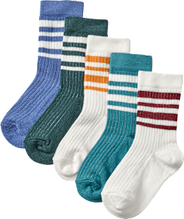 Tennissocken, weiß + blau, Gr. 31/33 PUSBLU