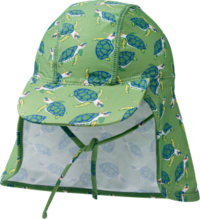 UV Bademütze mit Schildkröten-Muster, grün, Gr. 52/53 PUSBLU
