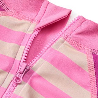 UV Badeoverall mit Tukan-Motiv, rosa, Gr. 86/92 PUSBLU