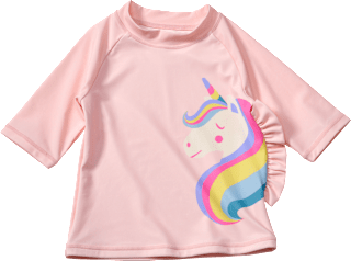 UV Shirt mit Einhorn-Motiv & 3D-Applikation, rosa, Gr. 98/104 PUSBLU