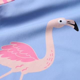 UV Shirt mit Flamingo-Motiv, lila & rosa, Gr. 110/116 PUSBLU