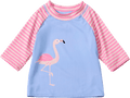 UV Shirt mit Flamingo-Motiv, lila & rosa, Gr. 110/116 PUSBLU