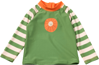 UV Shirt mit Löwen-Motiv, grün, Gr. 122/128 PUSBLU