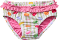 Windelbadehose mit Macaron-Muster, grün & rosa, Gr. 74/80 PUSBLU