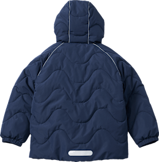 Winterjacke mit Raglanärmeln, blau & orange, Gr. 98/104 PUSBLU