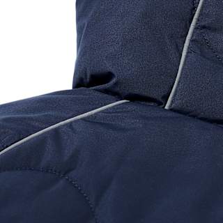 Winterjacke mit Raglanärmeln, blau & orange, Gr. 98/104 PUSBLU