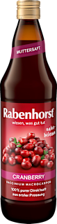 Direktsaft, Cranberry Rabenhorst