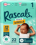 Windeln Premium Gr. 1 (3-5 kg) Rascals