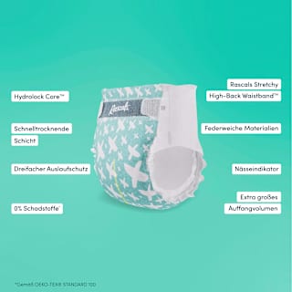 Windeln Premium Gr. 5 (13-18 kg) Monatsbox Rascals