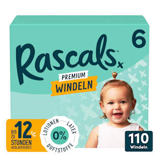 Windeln Premium Gr. 6 (15-20 kg), Monatsbox Rascals