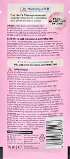 Tönungsshampoo 8.1 Platinblond réell‘e