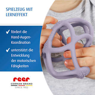Beiß- und Greifball Bite & Play lila Reer