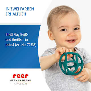 Beiß- und Greifball Bite & Play lila Reer