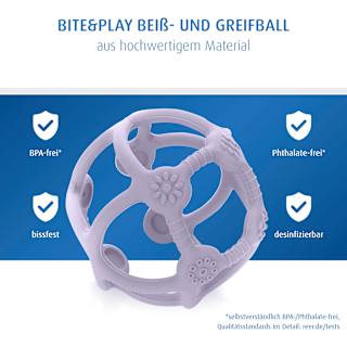 Beiß- und Greifball Bite & Play lila Reer