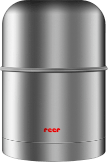 Edelstahl-Warmhaltebox für Nahrung mit Becher, 350ml Reer