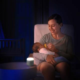 Nachtlicht 2in1 SleepLight hellgrau  Reer
