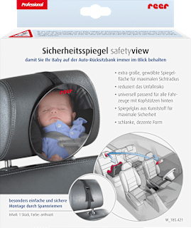Sicherheitsspiegel groß, "safetyview" Reer
